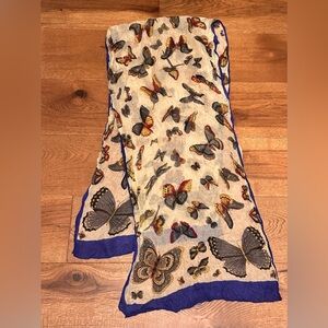 Silk Moth Print Scarf